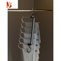 三维工匠折叠裤架多裤子衣架多层家用魔术裤夹衣柜收纳器裤1822