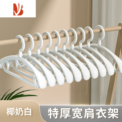 三维工匠家用宽肩晾衣架复古防滑不起包加厚晾衣架干湿两用挂衣撑子