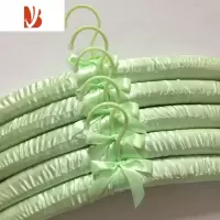 三维工匠40CM包布衣架布艺衣架撑子婚纱海绵晾衣架家用软衣服挂