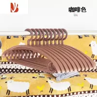 三维工匠成人宽肩衣架加粗塑料防滑家用晾晒挂夹衣服挂批发裤架衣撑