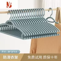 三维工匠衣架家用挂衣晾衣架防滑多衣撑防肩角凉晒衣服宽肩收纳架