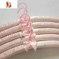 三维工匠40cm包布衣架布艺衣服挂海绵软晾衣架衣撑子挂衣架