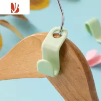 三维工匠[衣服太多放不下用这个衣架连接挂钩]加厚可叠加连接扣收纳挂钩