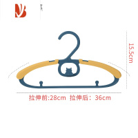 三维工匠儿童衣架多婴儿小孩衣服挂新生儿衣撑小号宝宝晾衣架家用防滑