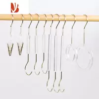 三维工匠服装童装店挂钩陈列墙上女装衣架展示架衣服架货架专用s钩挂衣架