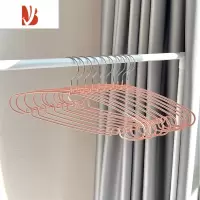 三维工匠成人浸塑衣架轻奢加粗金属家用挂衣防滑学生宿舍晾衣撑防肩角