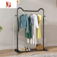 三维工匠晾衣架落地折叠室内晒衣架阳台卧室挂衣架子家用简易单杆式衣帽架