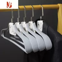 三维工匠衣架成人宽肩塑料衣撑晾晒不起包家用防滑衣服架衣柜挂钩欧式
