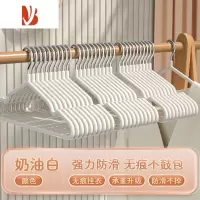 三维工匠日式衣架家用挂衣100个学生宿舍防滑晾衣挂晒衣服撑子防肩角