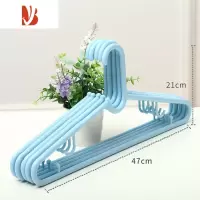 三维工匠加粗塑料衣架成人家用挂衣冬天加厚防滑晾晒衣撑子晾衣架加大