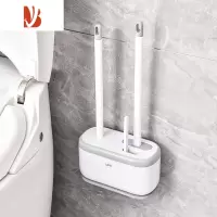 三维工匠硅胶马桶刷家用无死角厕所清洁器卫生间2023新款三合一壁挂刷子