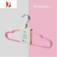 三维工匠中童衣架家用挂衣撑子儿童35cm衣挂中号宝宝大童学生宿舍加粗