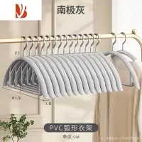 三维工匠圆弧形肩晾衣架防肩角不起包家用挂衣金属防滑衣挂衣撑子
