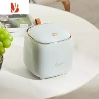 三维工匠桌面垃圾桶按压式客厅轻奢杂物桶车载家用办公桌餐厅收纳筒垃圾篓