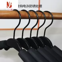 三维工匠防滑成人海绵衣架服装店衣架衣服撑子塑料裤架衣挂10支装