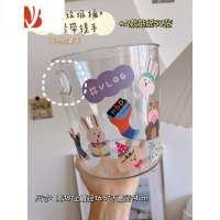 三维工匠高颜值透明桌面垃圾桶客厅桌上可爱迷你办公室小号亚克力收纳筒盒