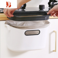 三维工匠厨房垃圾桶橱柜门壁挂式拉圾筒家用厕所卫生间无盖纸篓厨余收纳桶