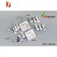 三维工匠金属裤架子家用西裤架防滑挂裙夹纳米裤夹衣架加粗带夹裤夹子