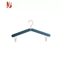 三维工匠旅行可折叠衣架出差酒店防风简易晾衣架旅游便携式晒挂衣架带夹子