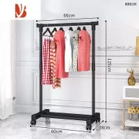 三维工匠晾衣架落地卧室家用折叠室内凉衣服架子简易晒衣杆阳台小挂衣帽架