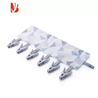 三维工匠旅行出差酒店宾馆多可折叠衣架旅游器创意布艺粘扣晾晒架子