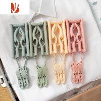 三维工匠旅行衣架便携带夹子出差伸缩用品外出旅游可折叠晾衣