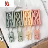 三维工匠旅行衣架便携带夹子出差伸缩用品外出旅游可折叠晾衣