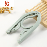 三维工匠旅行折叠衣架便携旅游晒袜子器夹子晾衣夹宿舍衣服收纳家用挂衣