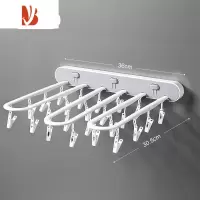 三维工匠折叠晾衣架袜架免打孔家用晾晒壁挂室内阳台晒袜子器衣柜袜子架