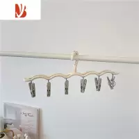 三维工匠*漂亮的小姨妈* 简约家用壁挂折叠晾衣架便携袜子文胸内衣晾晒架