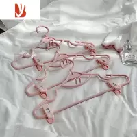 三维工匠衣架家用挂衣防滑晾衣架收纳器jk裙夹裤架裤夹子多衣撑