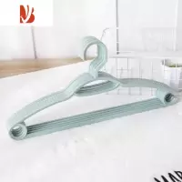 三维工匠家用宽肩晾衣架防滑挂衣架塑料衣撑多晾衣架子衣柜衣服挂