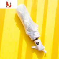 敬平全伞网红透明雨伞折叠伞加厚小花拍照森系小清新太阳伞少女心