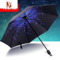 敬平古风国风千里江山女生高颜值两用晴雨伞防晒遮阳伞太阳伞