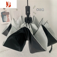 敬平全雨伞女夏简约ins风晴雨两用黑胶遮阳伞防晒太阳伞