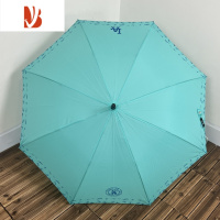 敬平潮牌韩国LA棒球联盟蓝色长柄纤维防风一甩干成人学生网红雨