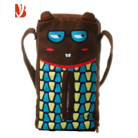 三维工匠车载纸巾盒挂式汽车用创意抽纸盒卡通纸抽盒女生车内装饰 咖啡色