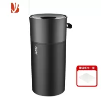 三维工匠设计款车载纸巾筒创意车内卫生抽纸盒轻奢高级圆筒餐巾纸收纳盒 [轻奢设计]车载纸巾筒