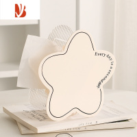 三维工匠原创ins星星纸巾盒亚克力客厅餐桌轻奢奶油风2022新款抽纸盒 (星星)奶白色拼条纹