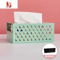 三维工匠洞洞板配件--磁吸纸巾盒客厅家用收纳盒壁挂式免打孔纸巾架抽纸盒 [磁吸款]大号绿色纸巾盒