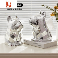 三维工匠home抽纸盒ins风家用客厅轻奢轻奢纸巾盒餐桌收纳装饰摆件 法斗纸巾盒2个装 5圆