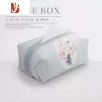 三维工匠万物可爱皮质抽纸盒抽纸袋客厅茶几办公室创意纸巾盒轻奢风高级感 皮革抽纸盒-万物可爱2