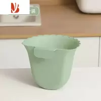 三维工匠厨房壁挂式垃圾桶卫生间柜门悬挂橱柜门花边纸篓家用高颜值收纳桶