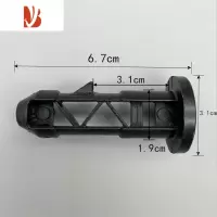 三维工匠户外塑料垃圾桶盖子配件50L120L物业环卫桶 翻盖100L240L尼龙插销