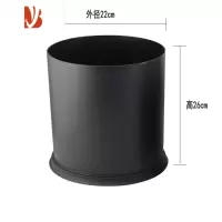 三维工匠客房圆形阻燃双层专用内桶宾馆酒店酒吧KTV垃圾桶22cm