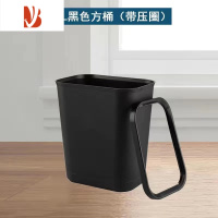 三维工匠酒店客房垃圾桶10L圆形不锈钢桶宾馆卫生间家用厨房加厚双层纸篓