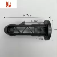 三维工匠户外垃圾桶配件塑料插销卡扣环卫垃圾箱插栓配件盖子上黑色插销子