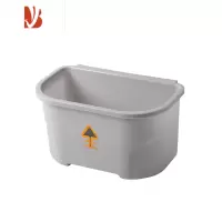 三维工匠厨房柜门垃圾桶家用挂壁式小号创意窄款挂式橱门分类悬挂收纳纸篓