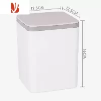 三维工匠北欧桌面垃圾桶可爱少女卧室小号收纳桶家用茶几上迷你垃圾桶带盖