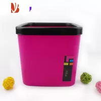三维工匠简约网红桌面小垃圾桶迷你客厅车桌上无盖方形分类收纳筒纸篓